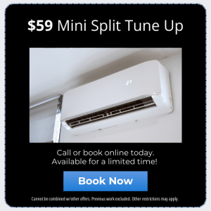 $59 Mini Split Tune Up