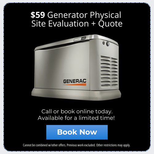 $59 Generator Site Evaluation Offer