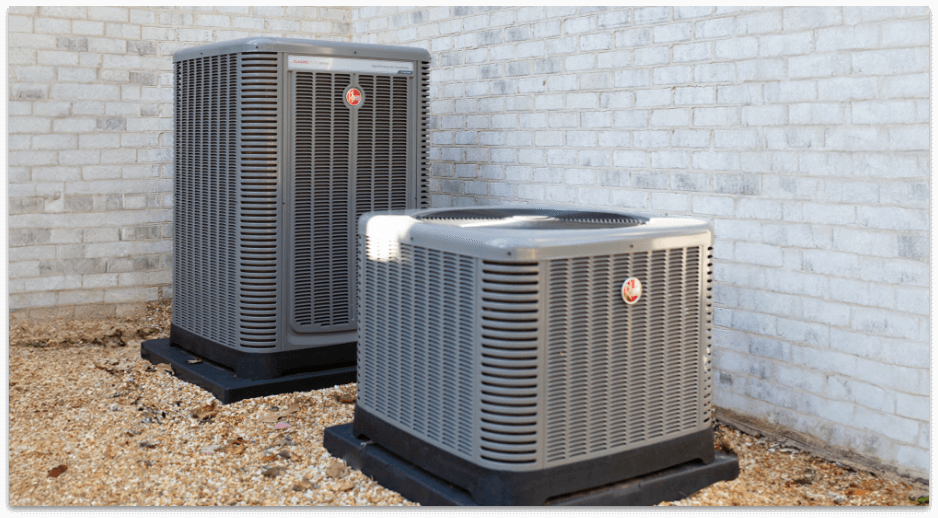 Newly installed hvac units