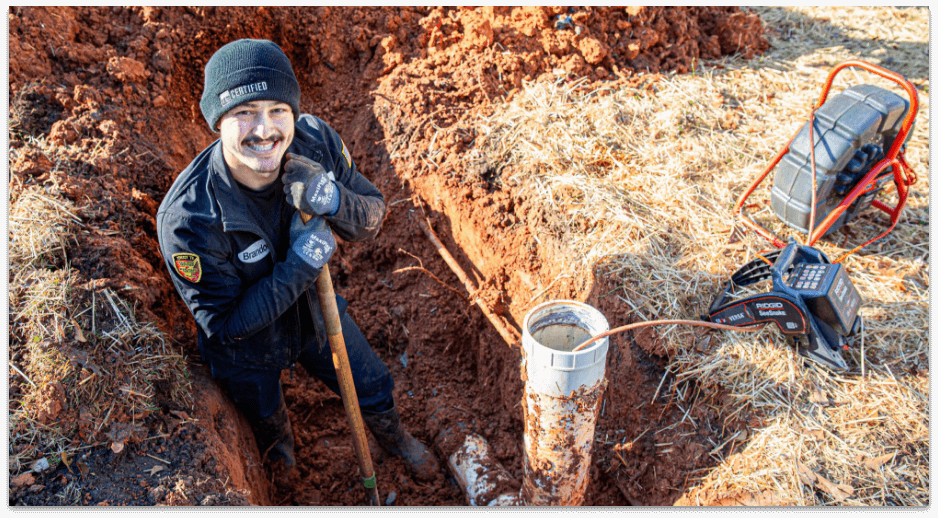 Sewer line repair