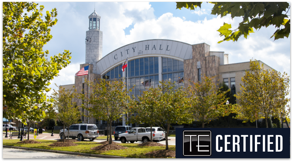 Suwanee georgia city hall te certified electrician